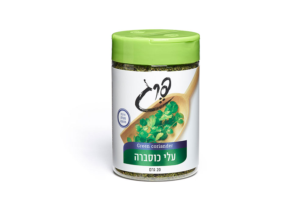 עלי כוסברה פרג